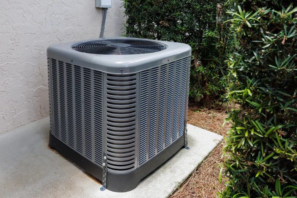 Perfect Timing Heating & Cooling providing professional AC services for a residential central air conditioning system to improve home comfort and efficiency
